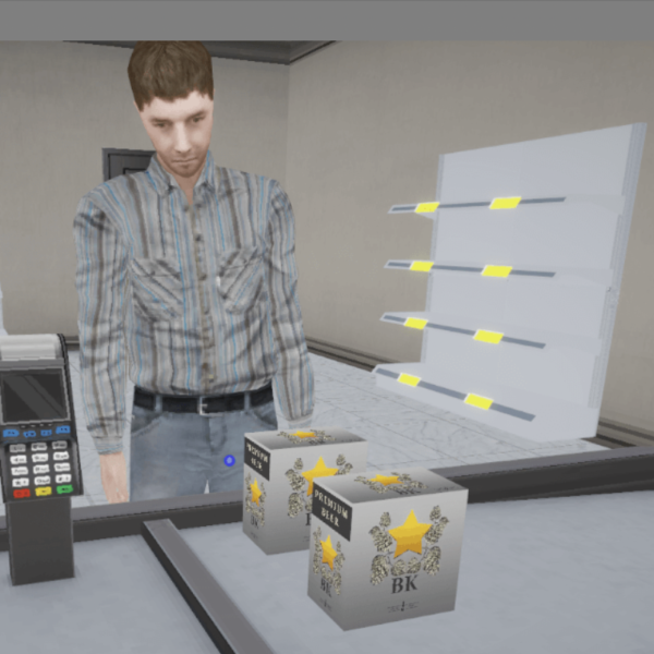 Supermarket Manager Simulator